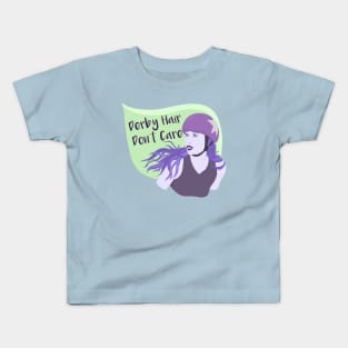 Derby Hair, Don’t Care Kids T-Shirt